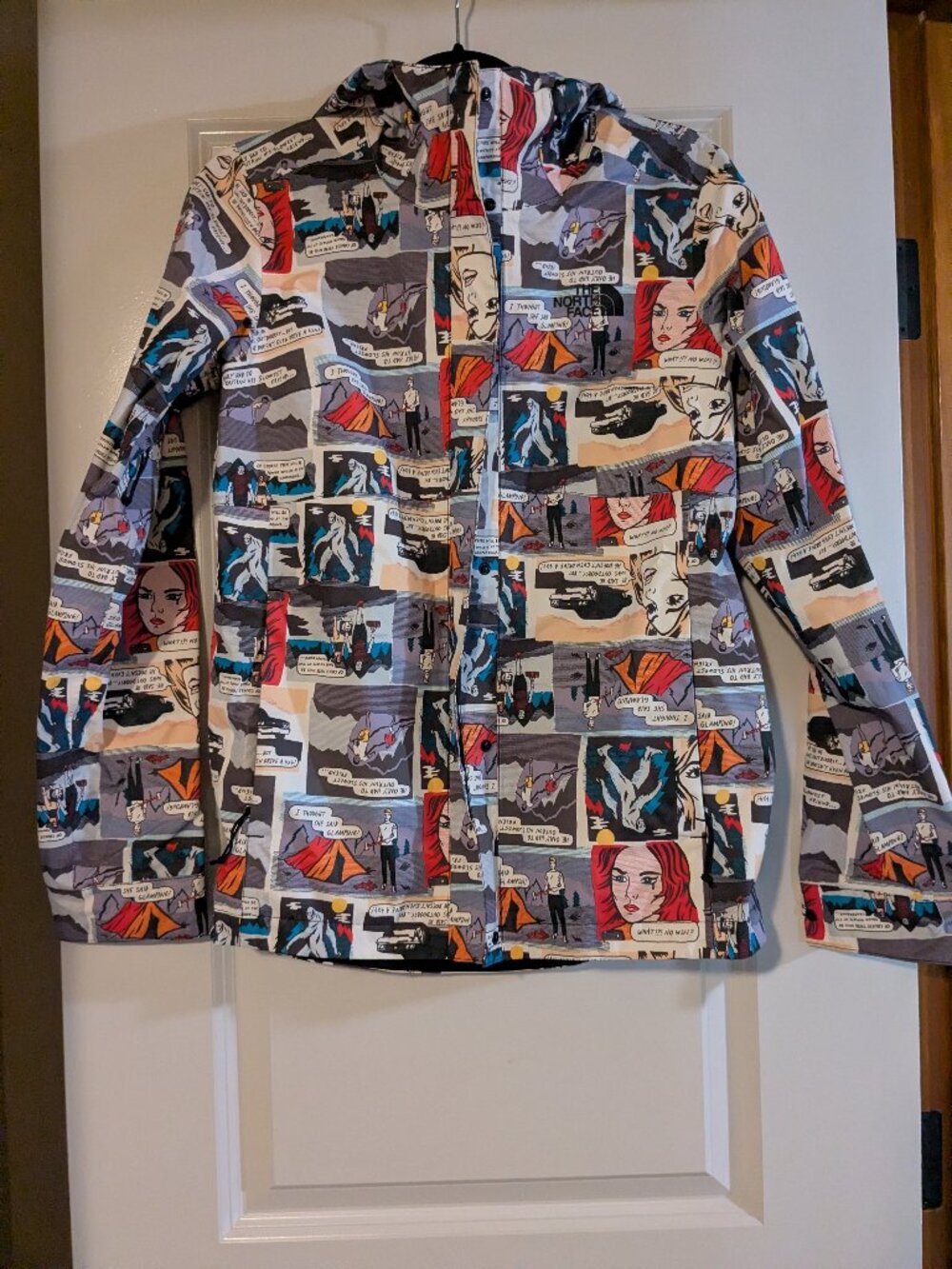North Face raincoat